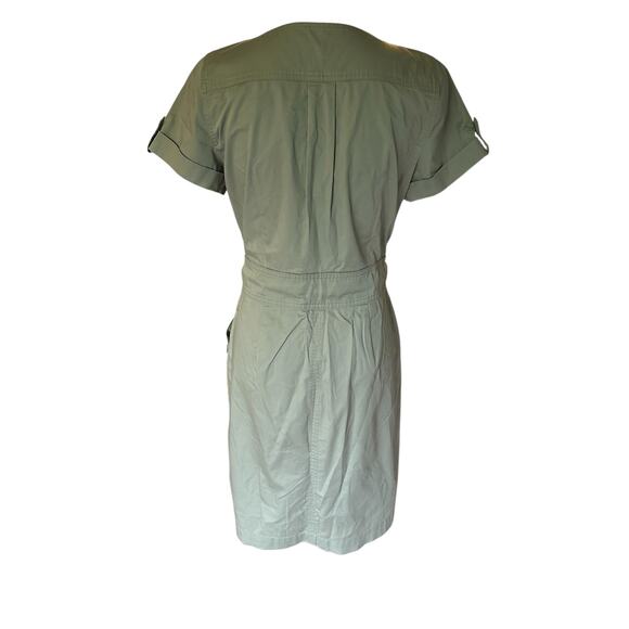 Talbots Women's Short Sleeve Dress Size 6 Light Green - Picture 2 of 5
